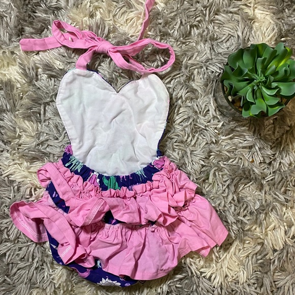 Dinosaur Birthday Girl Onesie/Romper - Picture 2 of 2